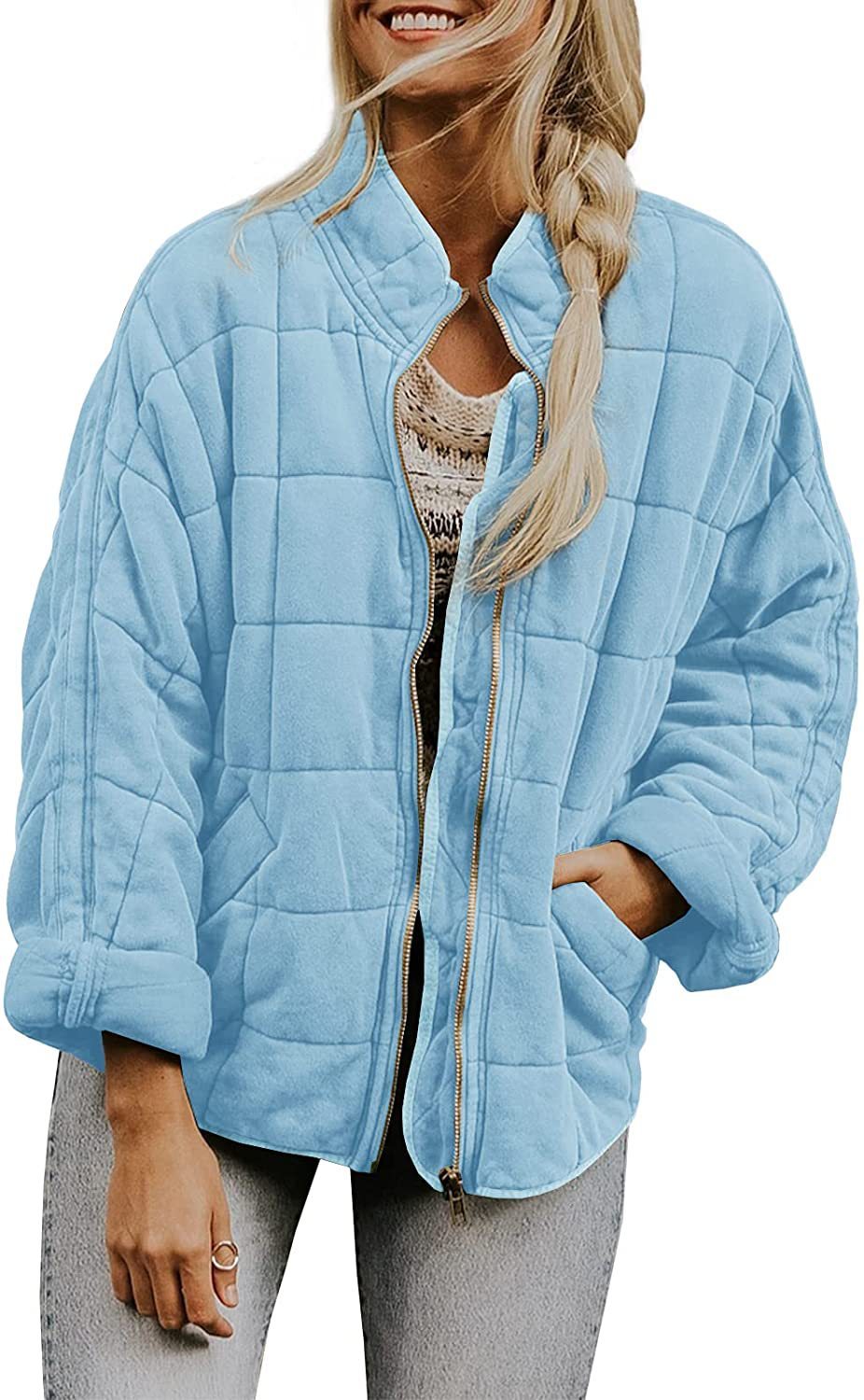 Valenzora | Lockere Jacke aus dicker Baumwolle