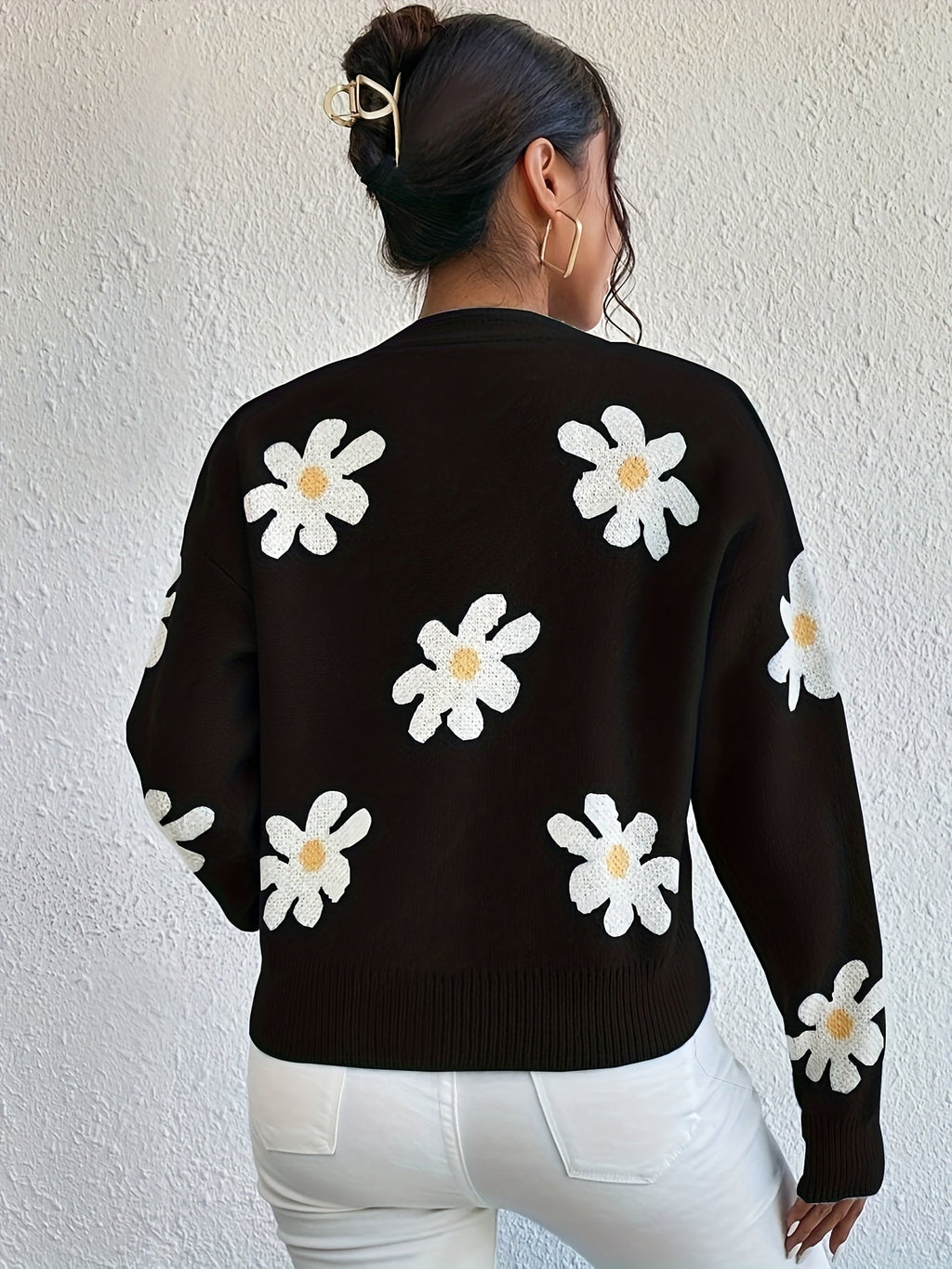 Valenzora | mit Blumenmuster und langen Ärmeln Für Damen