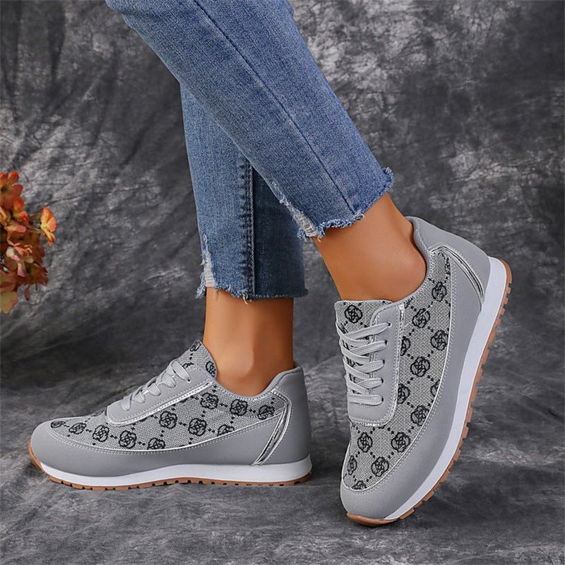 Valenzora | Comfortable flat shoes with floral prints