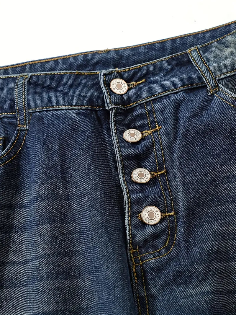 Valenzora | Loose-fitting denim jeans for women