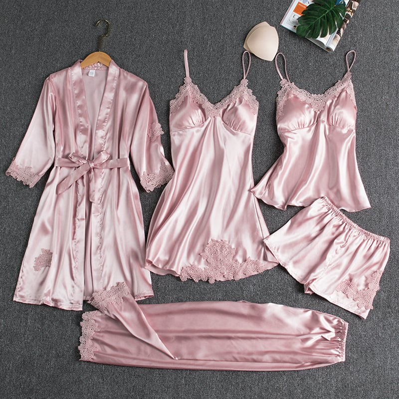 Valenzora | Luxurious Satin Nightdress Set