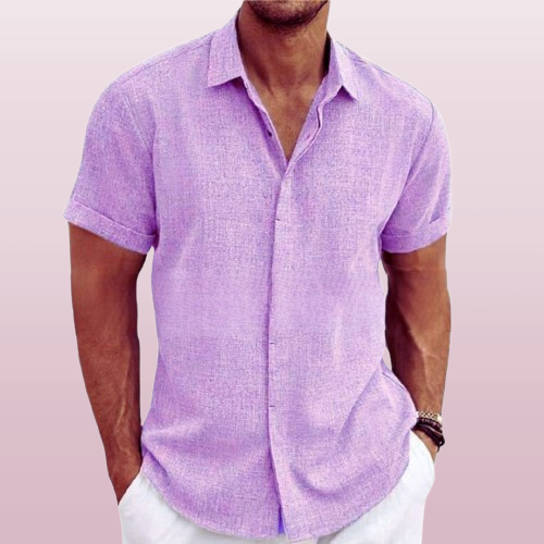 Valenzora | Short-sleeved shirt made of vegan microfiber