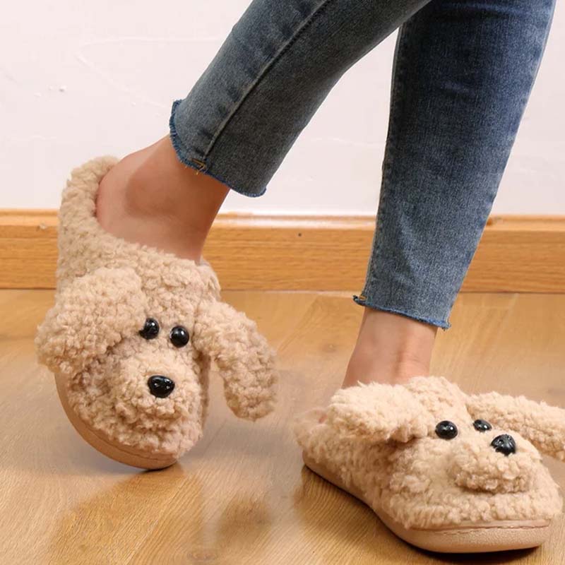 Valenzora | Cartoon Dog Plush Slippers