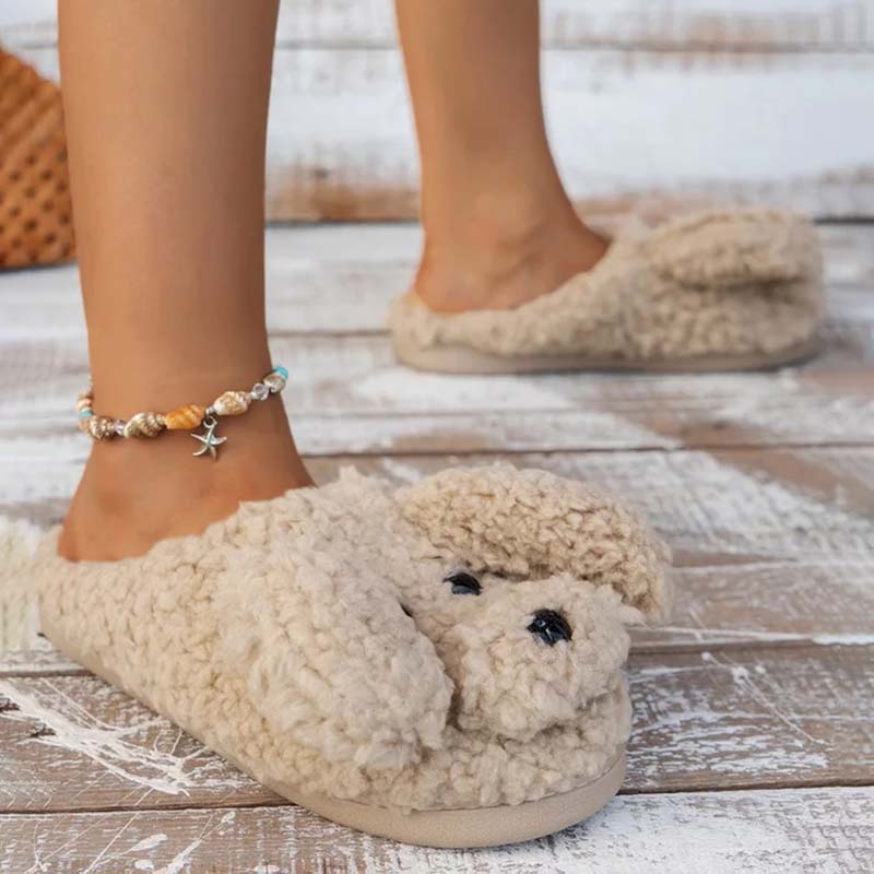 Valenzora | Cartoon Dog Plush Slippers