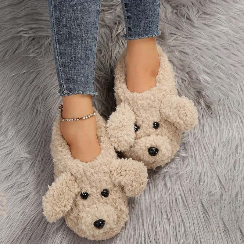 Valenzora | Cartoon Dog Plush Slippers