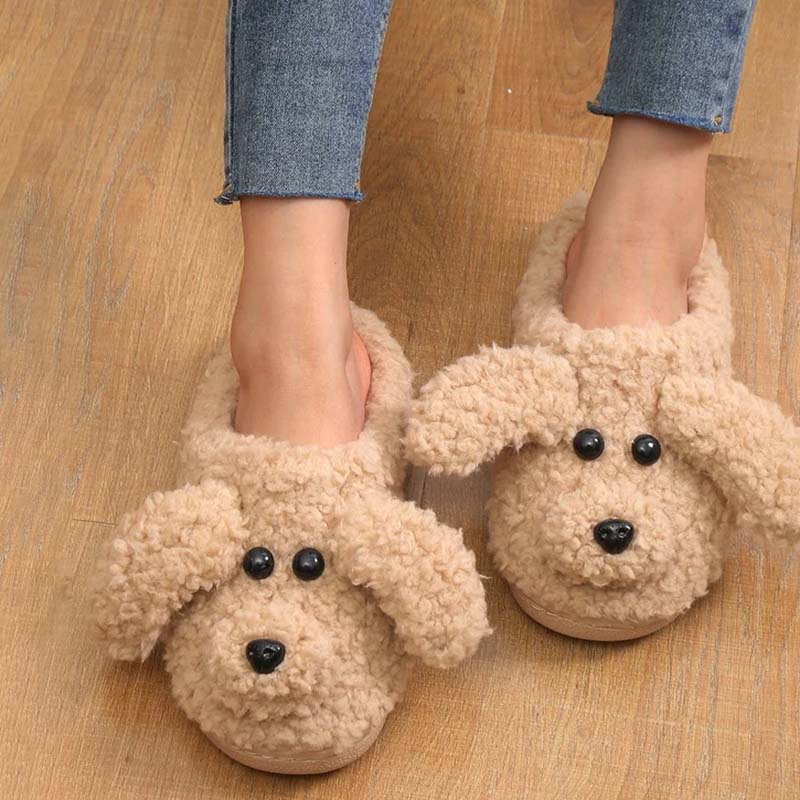Valenzora | Cartoon Dog Plush Slippers