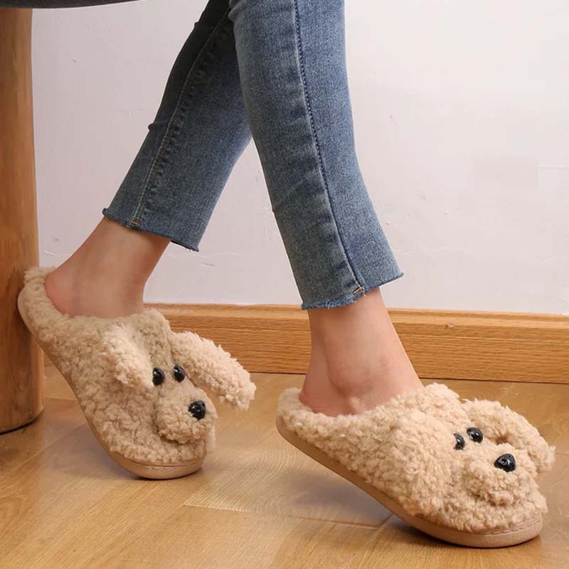 Valenzora | Cartoon Dog Plush Slippers