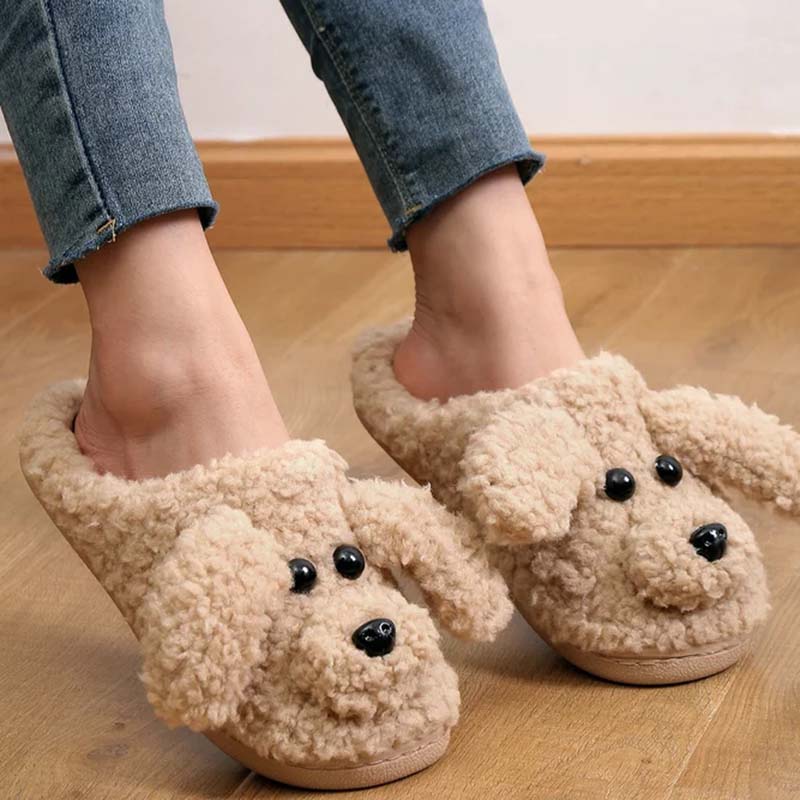 Valenzora | Cartoon Dog Plush Slippers