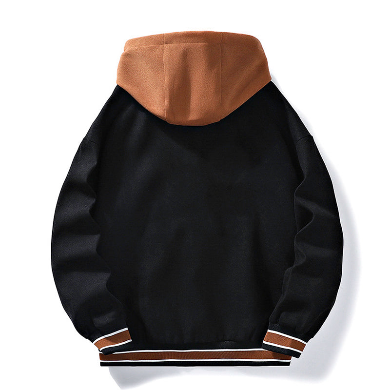 Valenzora | Hooded jacket with letter print