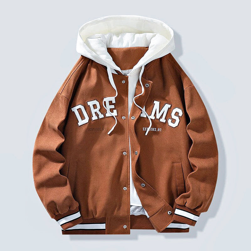 Valenzora | Hooded jacket with letter print