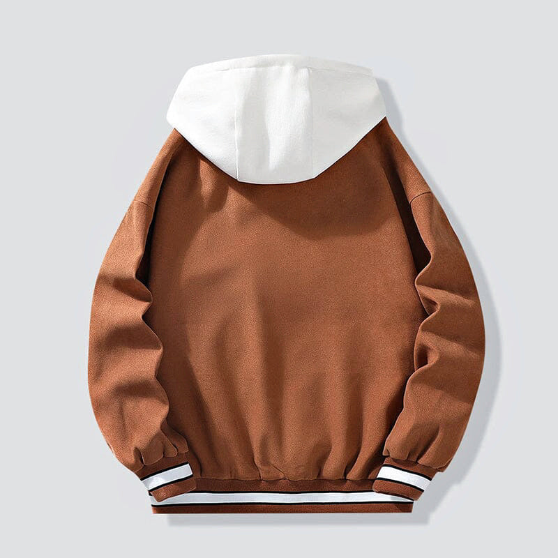 Valenzora | Hooded jacket with letter print