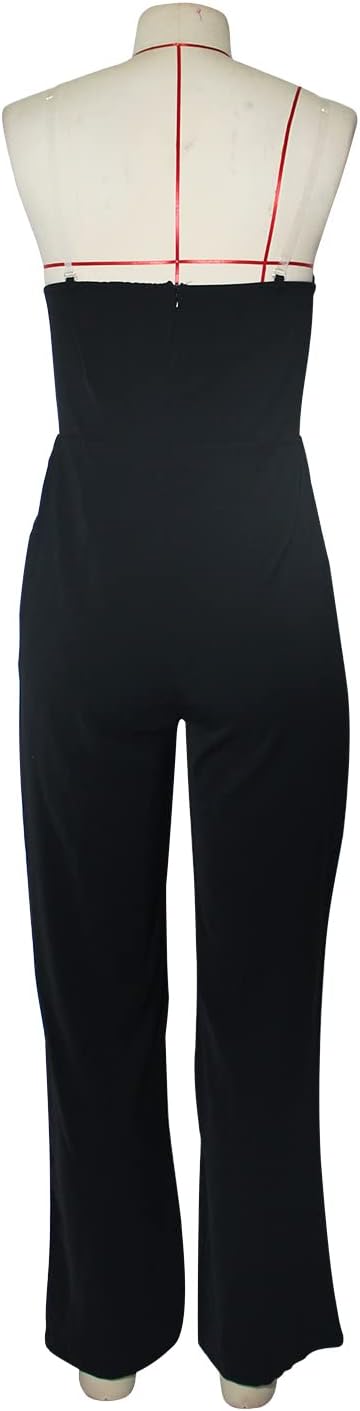 Valenzora | Asymmetrischer Revers-Jumpsuit mit mittlerer Taille für Pendler