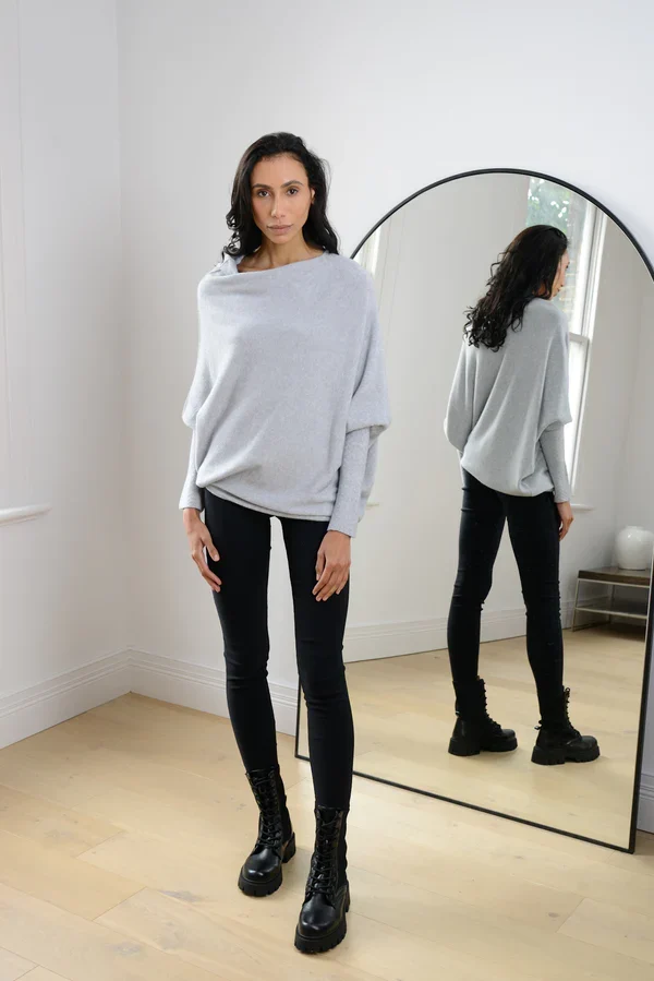 Mariemi™ - Asymmetrically Draped Sweater