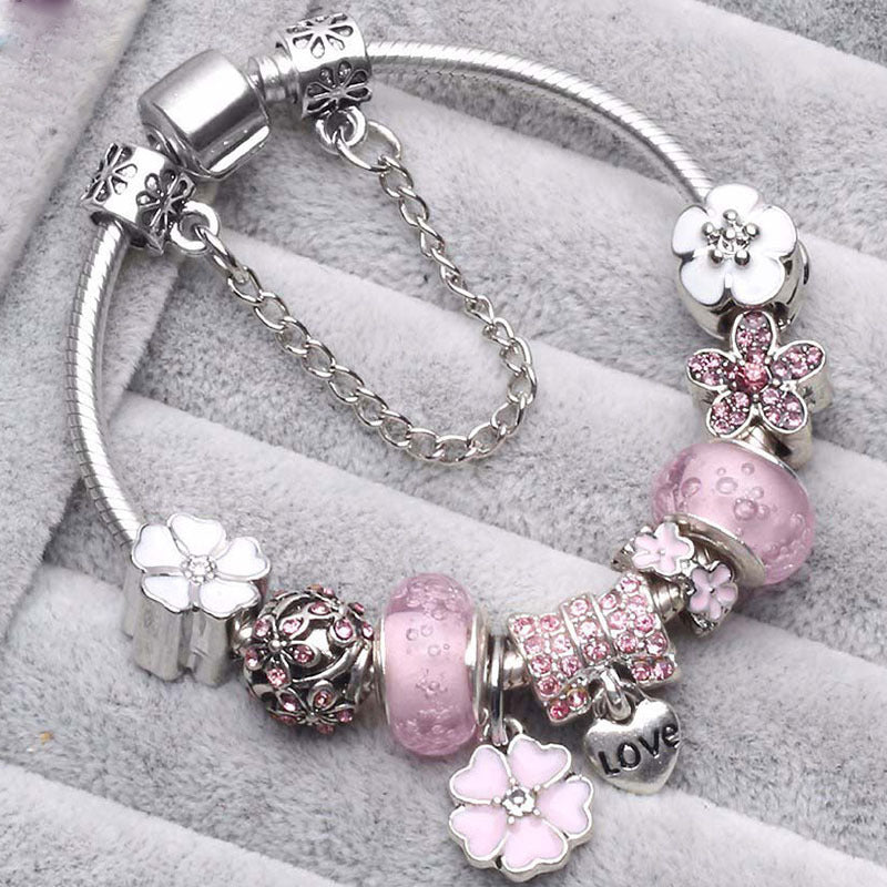 Valenzora | Pfirsichblüten-Armband