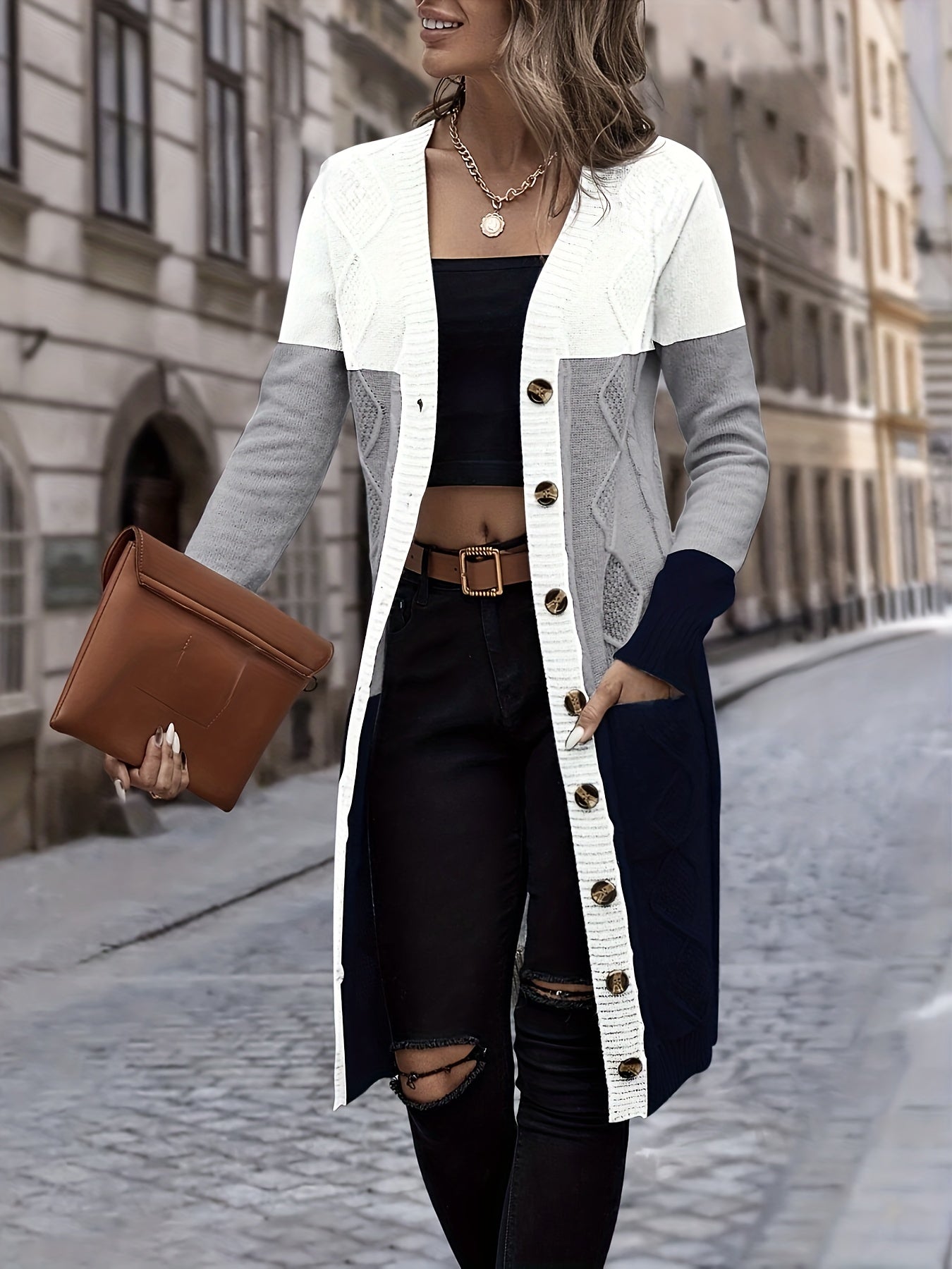 Valenzora | Versatile long-sleeved cardigan