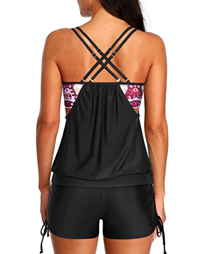 Valenzora | Tummy Control Swimsuit Two-Piece Tankini Set for Women