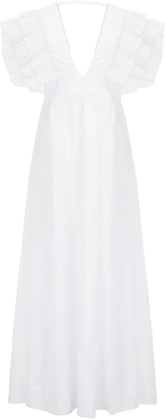 Valenzora - Elegant dress with gathered sleeves