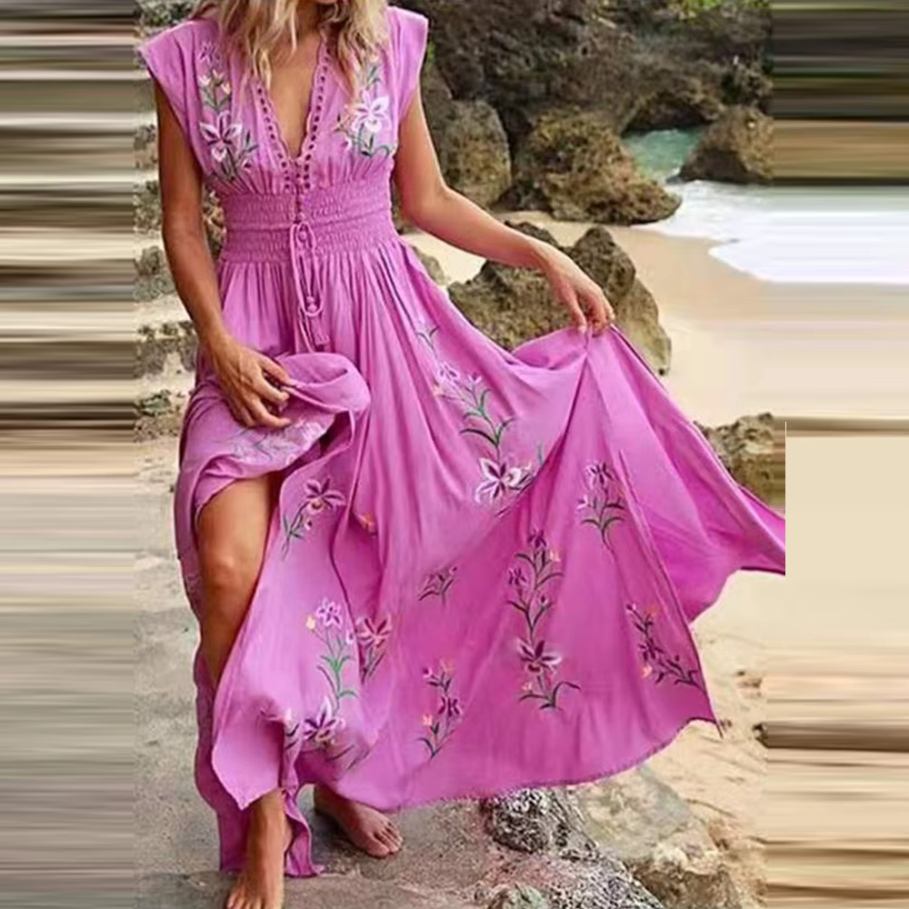 Valenzora | Boho Dress with Embroidery for a Dreamy Summer Look