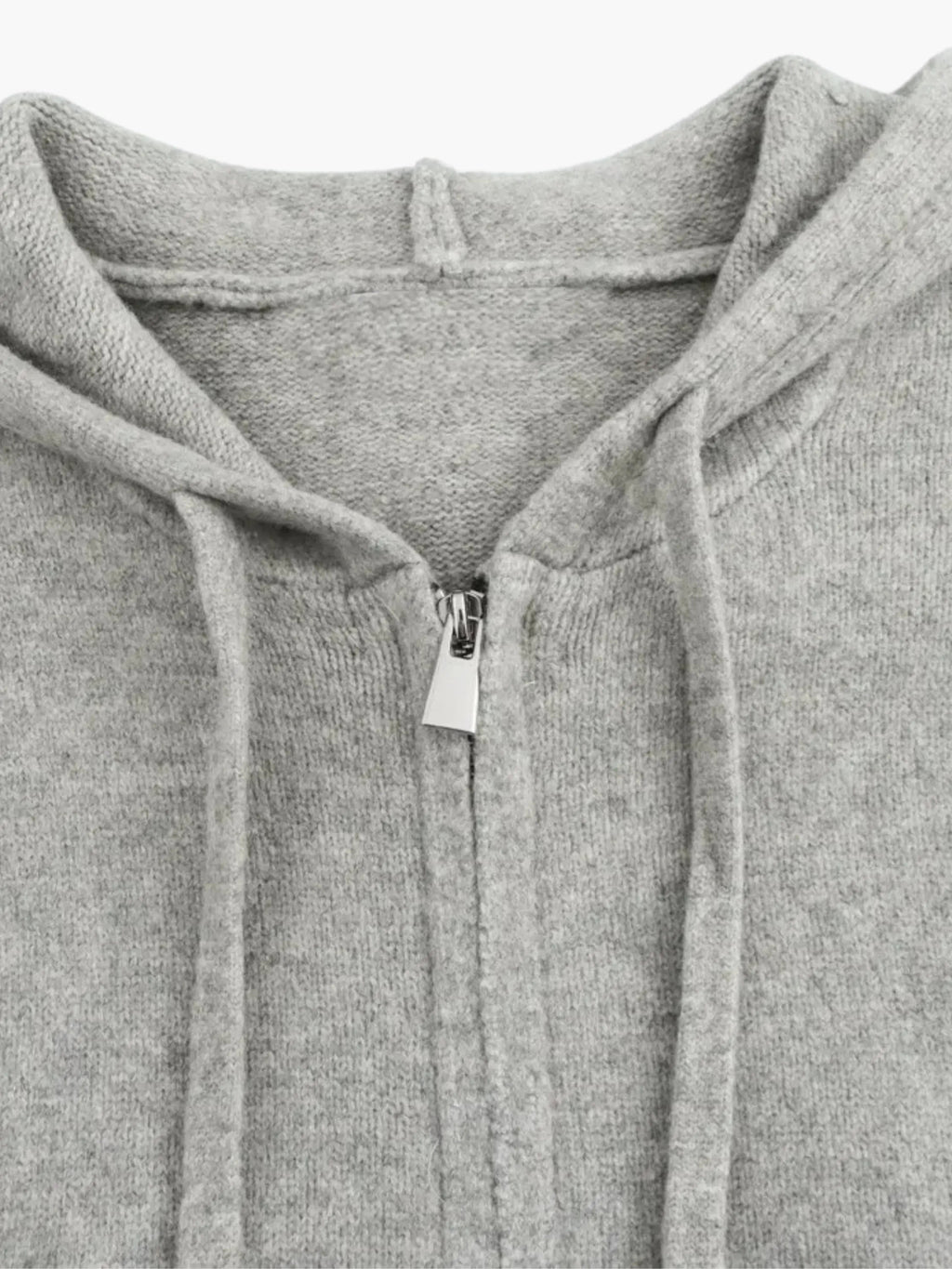 Valenzora | Cardigan with hood and zipper