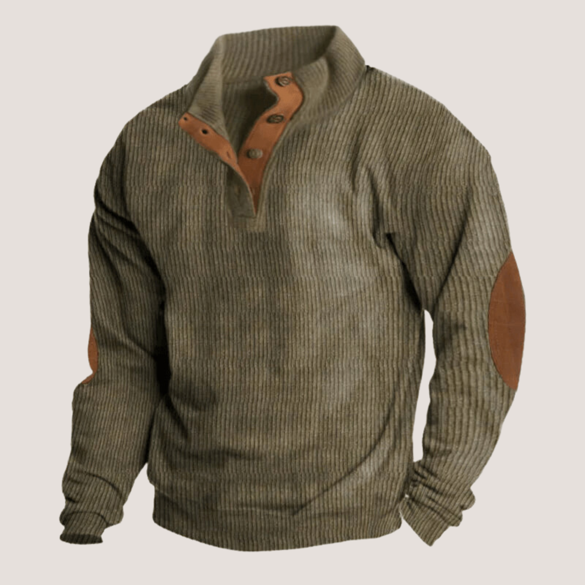 Valenzora | Ribbed shirt with button placket
