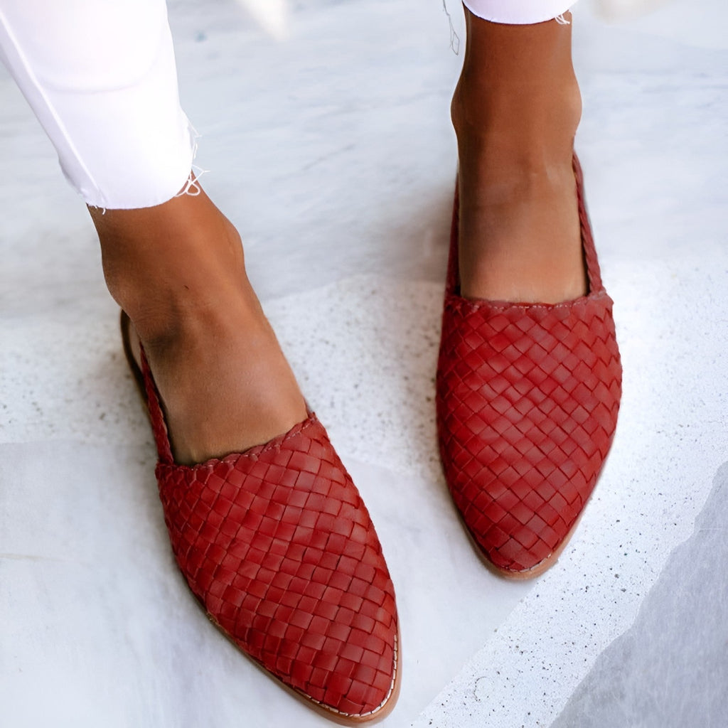 Valenzora | Elegant Orthopedic Braided Sandals