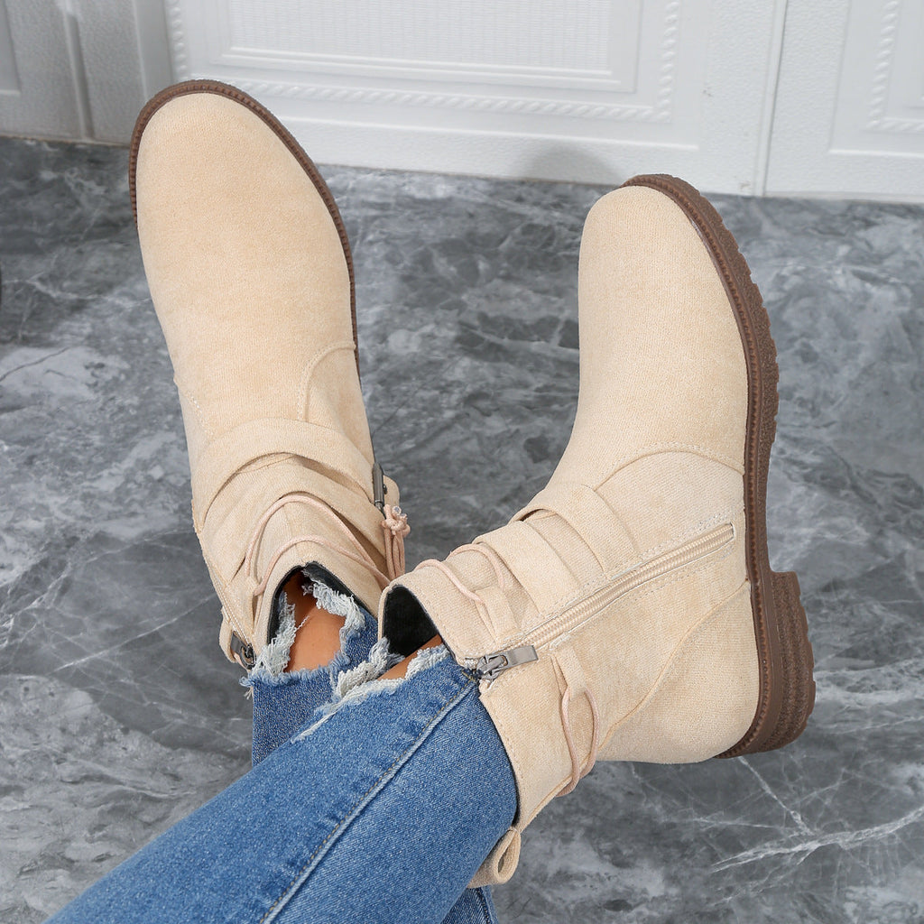 Valenzora | Fashion Belt Buckle Boots