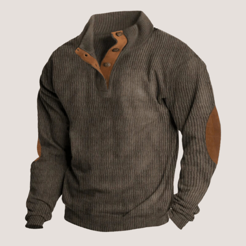 Valenzora | Ribbed shirt with button placket