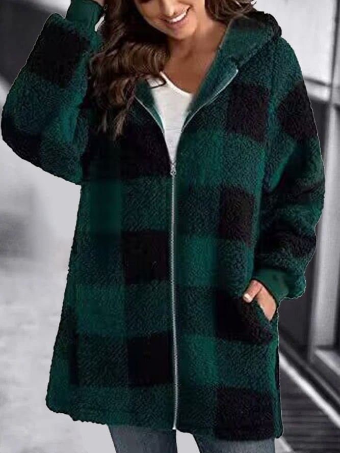 Casual plus-size hoodie for women