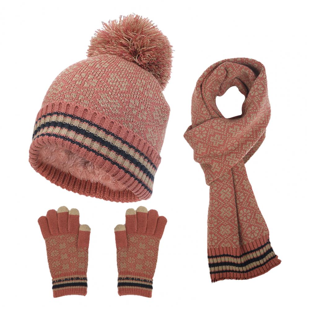 Valenzora | Casual Autumn/Winter 4-Piece Warm Knit Set for Women