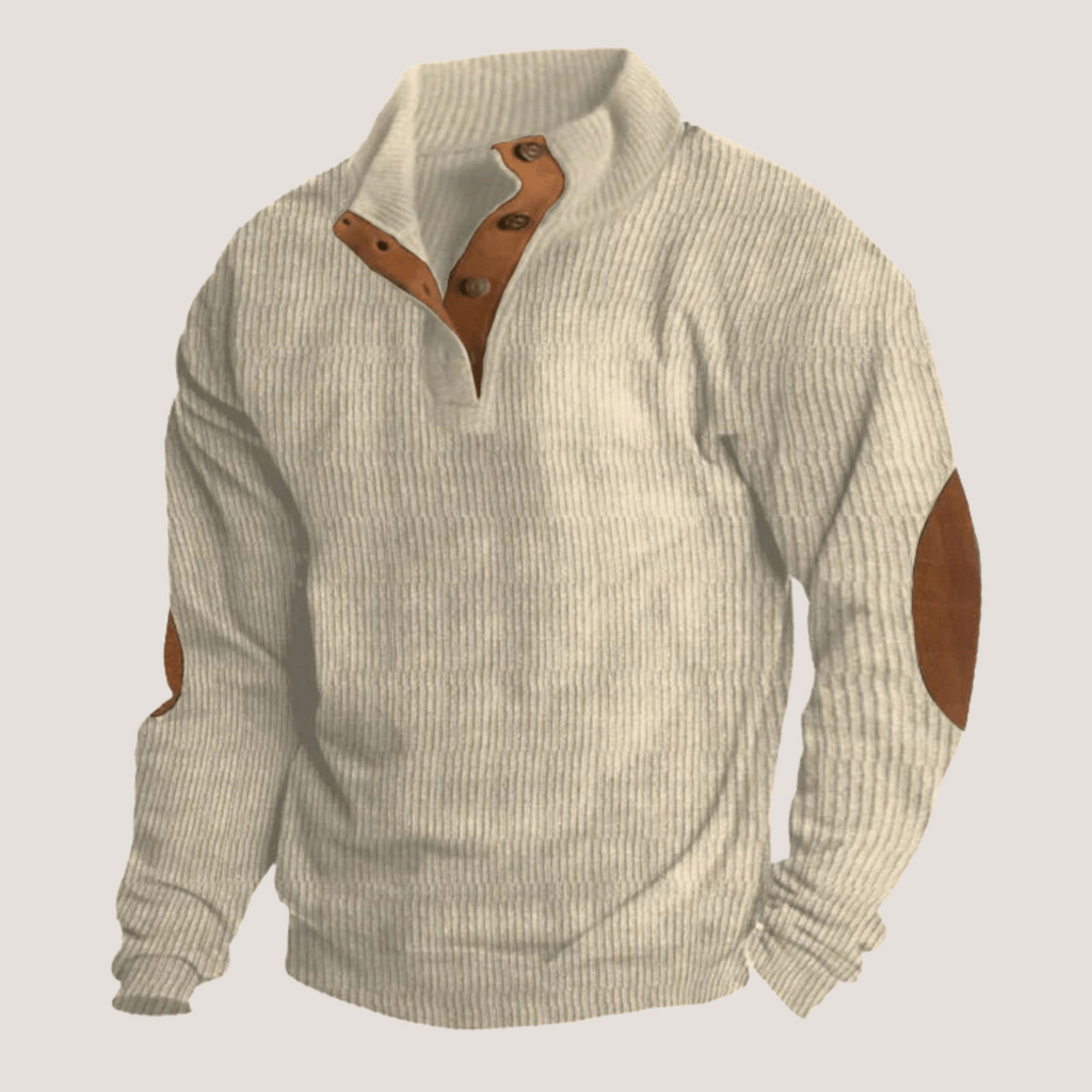Valenzora | Ribbed shirt with button placket