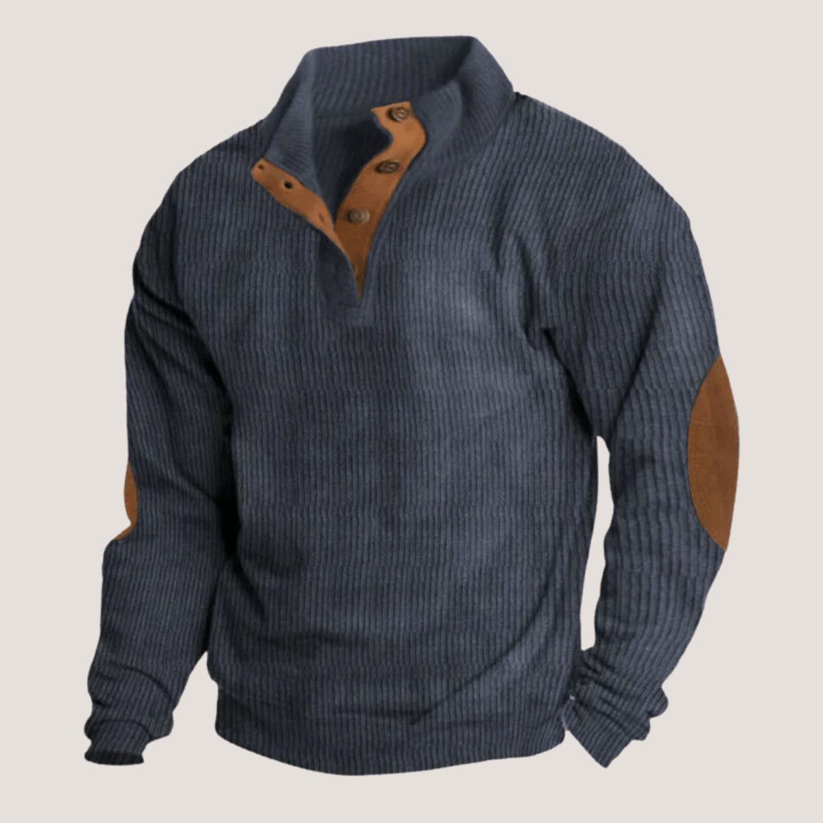Valenzora | Ribbed shirt with button placket