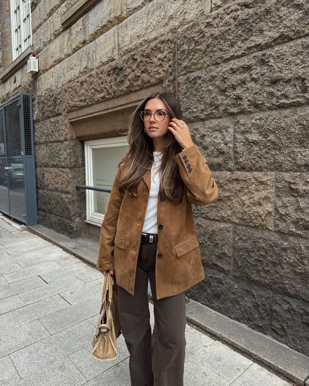 Valenzora | Blazer - Damenjacke in Camel-Farbe mit stilvollem Schnitt