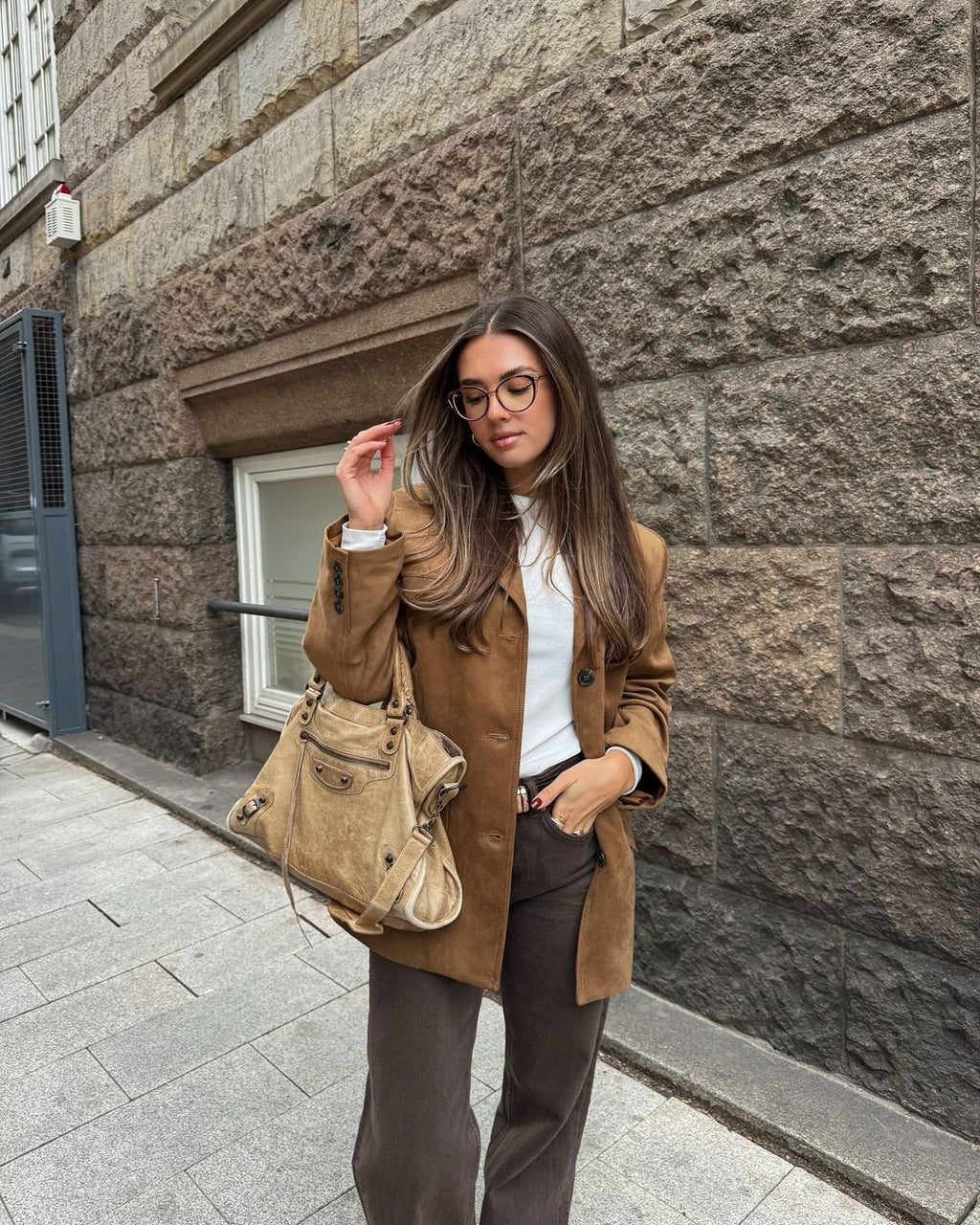 Valenzora | Blazer - Damenjacke in Camel-Farbe mit stilvollem Schnitt