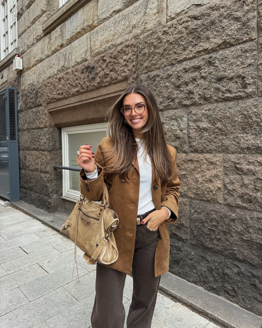 Valenzora | Blazer - Damenjacke in Camel-Farbe mit stilvollem Schnitt