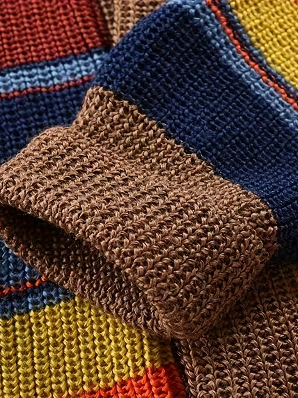 Valenzora | Strickjacke mit bunten Streifen
