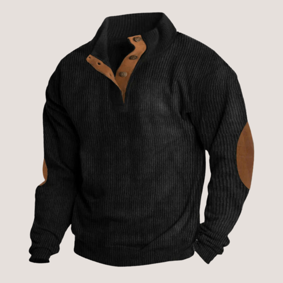 Valenzora | Ribbed shirt with button placket