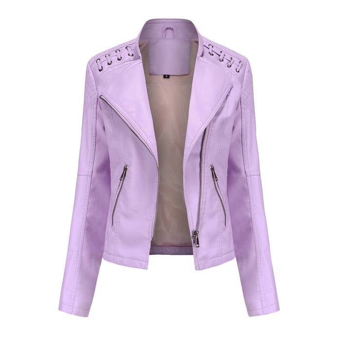 Valenzora | Washed Lammlederjacke