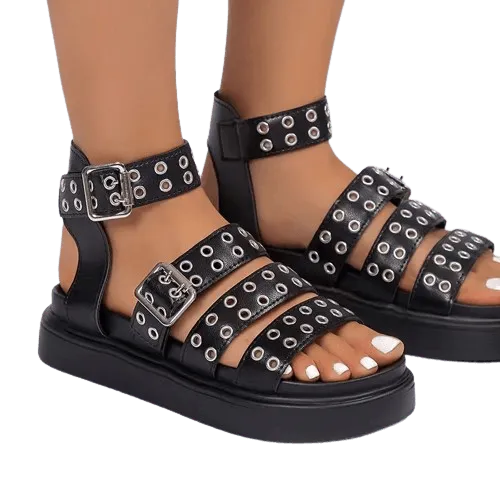 Valenzora | Women's sandals with open toe and thick sole