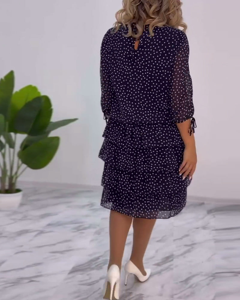 Valenzora | Stylish autumn dress with elegance
