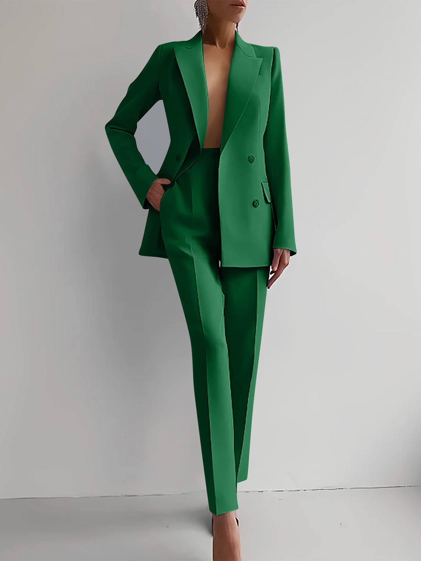 Valenzora | Stylish set consisting of an elegant blazer and elegant trousers
