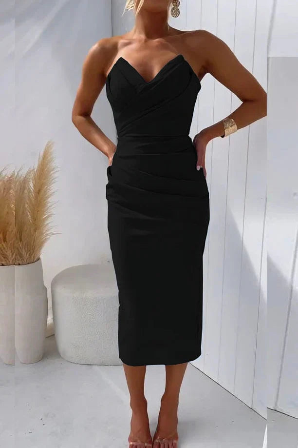 Ivanna™ | Elegantes, trägerloses Kleid