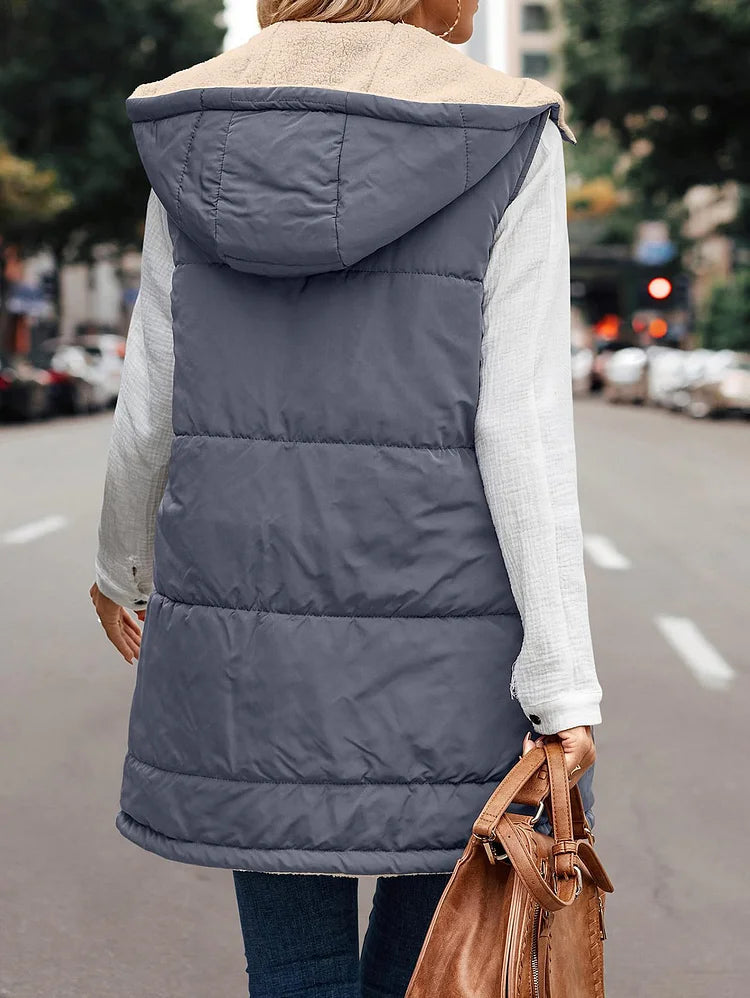 Valenzora | Jamia Reversible Hooded Vest