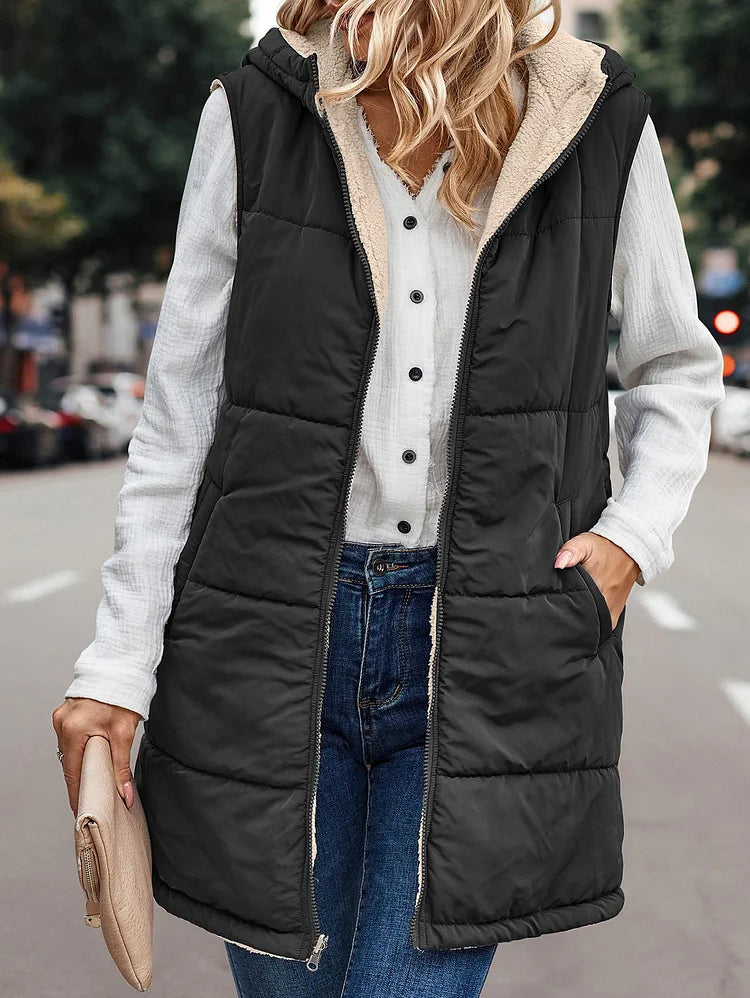 Valenzora | Jamia Reversible Hooded Vest