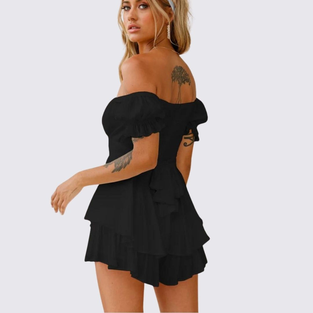Valenzora | Off-the-shoulder ruffled jumpsuit