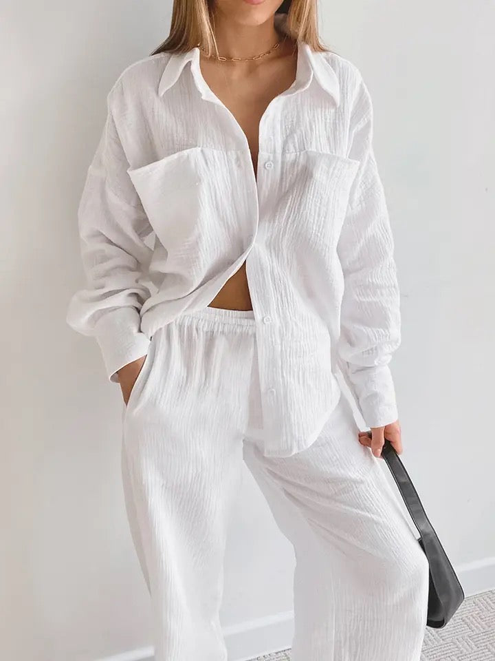 Valenzora | Muslin Two-Piece Set