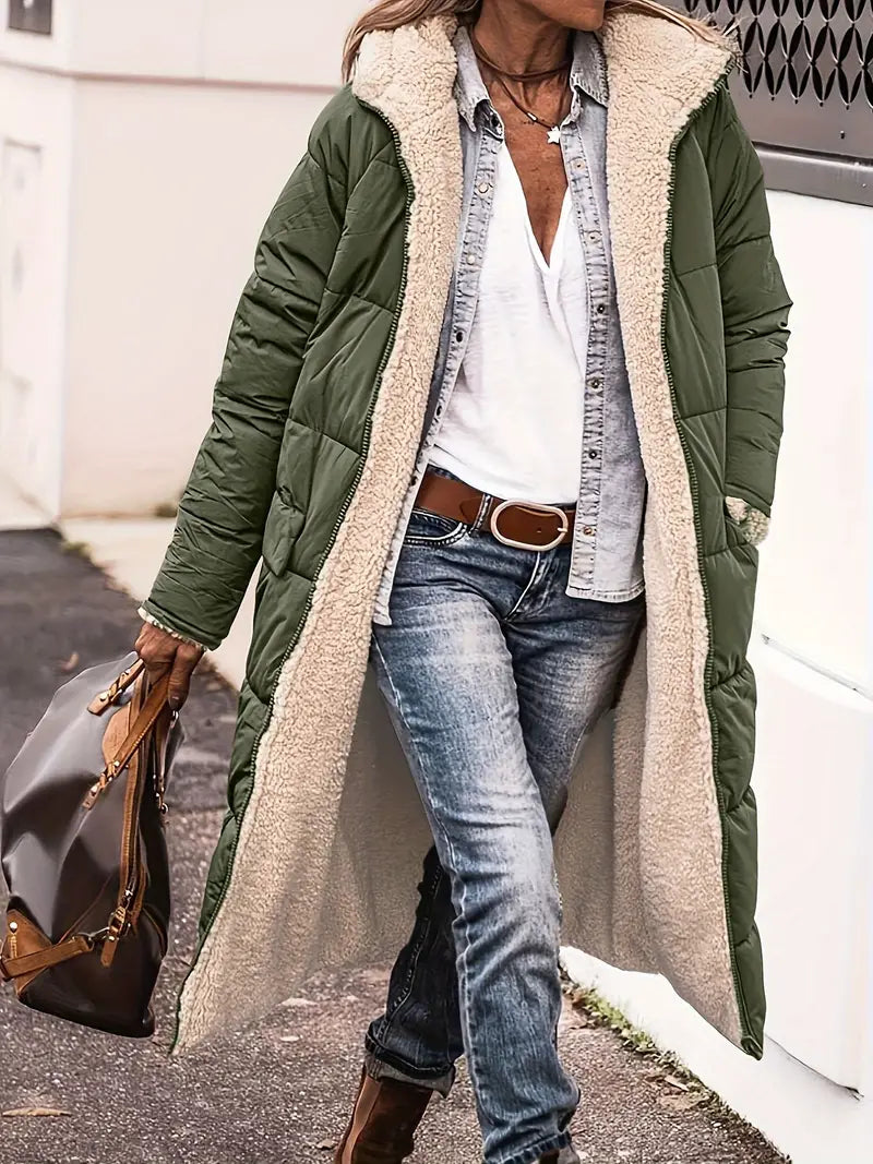 Valenzora | Reversible fleece puffer jacket