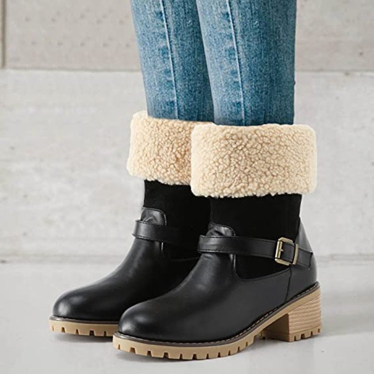 Valenzora | Stylish autumn ankle boots with buckle for women