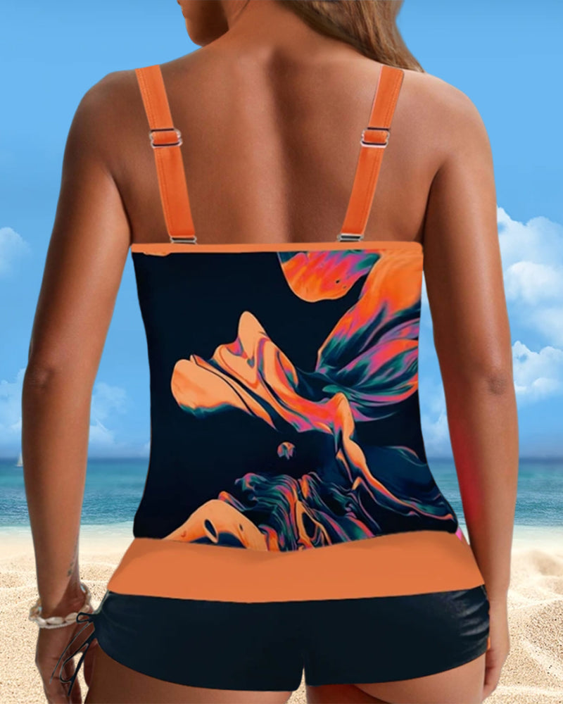 Valenzora | Tankini swimsuit with stylish print