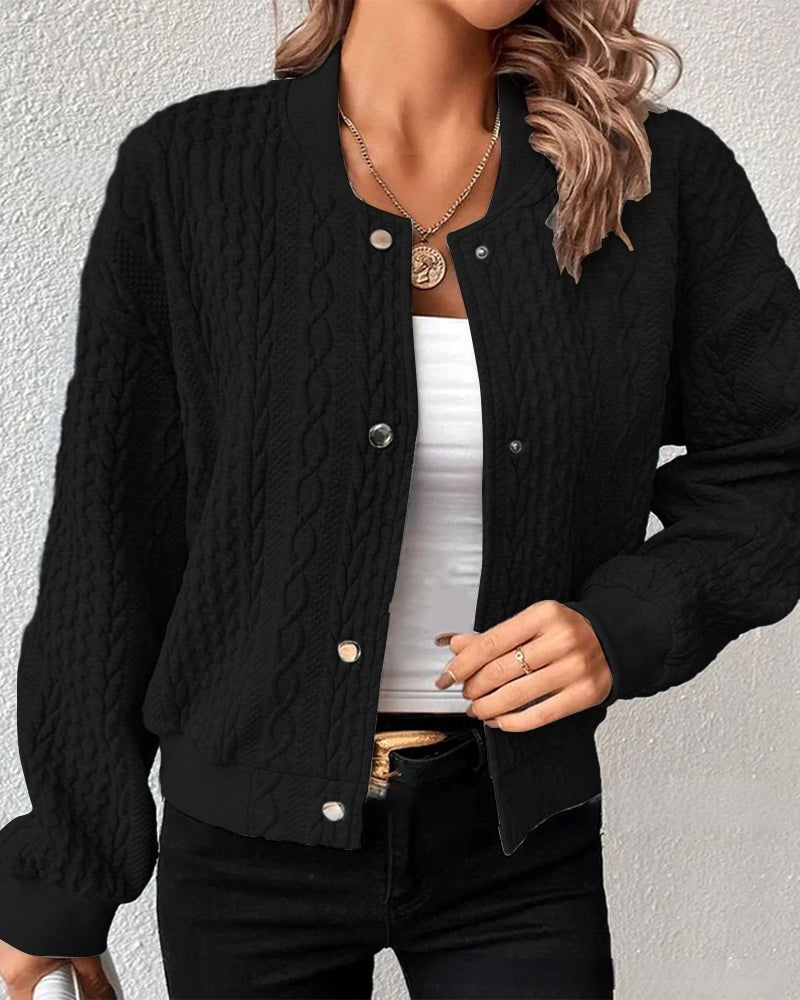 Valenzora - Strickjacke mit Knöpfen
