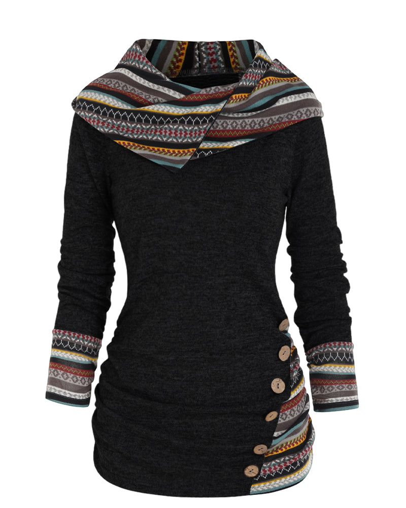 Valenzora | Casual hoodies in contrasting colors